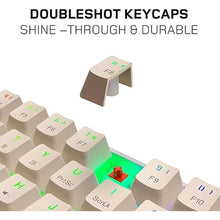 Load image into Gallery viewer, EVO Compact 61 Mechanical Gaming Keyboard - Rainbow Lighting Effect - Retro Style
