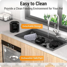 Load image into Gallery viewer, Automatic Cat Feeder with 2K HD Camera: 5G WiFi Automatic Dog Feeder with Sealed Outlet, 5L Large Cat Food Storage Container with Freshness for Multiple Pets,Detachable for Easy Clean-21 Cup
