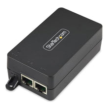 Load image into Gallery viewer, StarTech.com 1-Port 10Gbps PoE++ Injector, 60W, 2.5/5/10G Ethernet/10/100/1000Mbps, PoE++, TAA (802.3af/802.3at/802.3bt)
