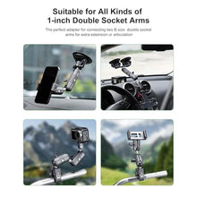 Load image into Gallery viewer, FANAUE 25mm / 1 inch to 25mm / 1 inch Composite Extension Ball Adapter for Industry Standard Dual Ball Socket mounting arms
