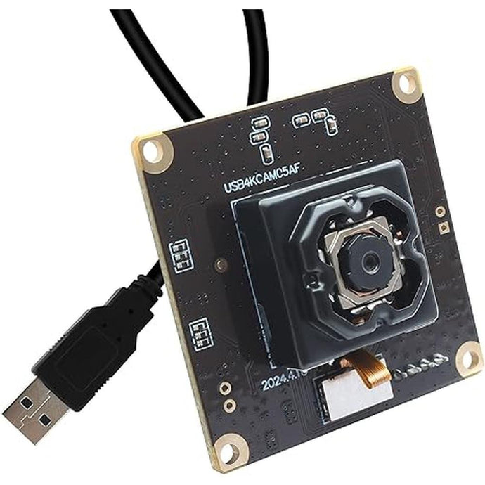 MMlove Ultra HD 4K Auto Focus Anti-Shake USB Camera Module 11MP 30fps 90° No Distortion Lens High Speed Lightburn Camera IMX258 Industrial Security Webcam for PC/Laptop/Raspberry Pi
