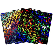 Load image into Gallery viewer, Build Plate for Bambu Lab P1S/X1C/X1/X1E/P1P/A1: Tinytrees Smooth PEI H1H Carbon PET PEO PEY Sheet Bed Plate P1S Build Plate for 3D Printing Hobbyist, 257 X 257mm (PEY-Flake+PEK-Kaleidoscope)
