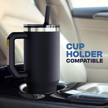 Load image into Gallery viewer, Frost Buddy Thicc Buddy - 30 oz Stainless Steel Vacuum Insulated Tumbler with Lid and Straw for Water - Travel Mug Cupholder Friendly - Gifts for Women Men Him Her (Texas Tea)
