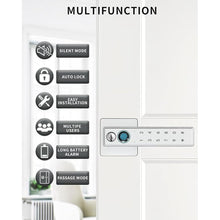 Load image into Gallery viewer, Fingerprint Door Lock, Keypad Door Knob with Handle, Sliver Smart Door knob with Passcode, Keyless Entry Door Lock for Bedrooms, Homes, Apartments, Hotels, Offices
