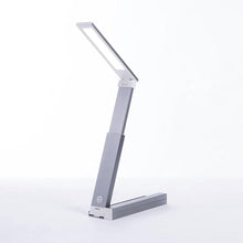 Load image into Gallery viewer, Portable LED Desk Lamp – Ultra-Compact, Foldable, Adjustable Brightness, 180-Degree Rotation, Type-C Fast Charging for Home, Office, Travel, Multi-Purpose Use - Grey
