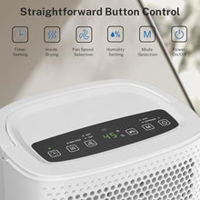 Load image into Gallery viewer, Yaufey 2024 Most Efficient Energy Star Dehumidifier for 2,000 Sq. Ft. Home, Basement and Large Room - Powerful, Quiet with Humidity Control, Timer, Drain Hose and Water Tank
