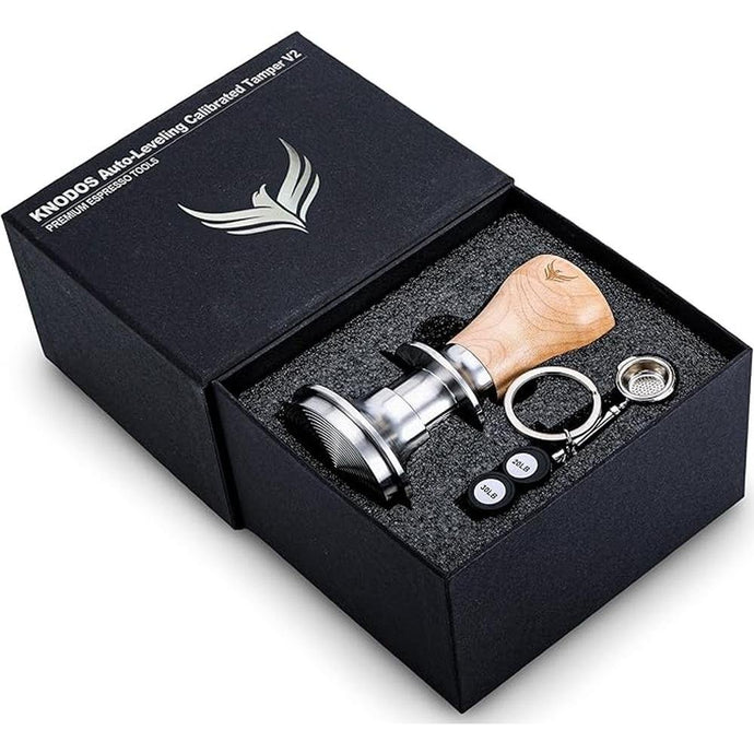 51 mm Tamper Tool Espresso Spring Loaded Calibrated Coffee Tamper Compatible With Delonghi, Casabrews, Smeg and more Espresso Machine Accessories