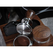 Load image into Gallery viewer, Espresso Tamper 51.5mm for La Pavoni Post Millenium Models Calibrated, Auto-Leveling and Spring Loaded Design Stainless Steel Ripple Base Coffee Tamper with 20lb / 25lb / 30lbs Replacement Springs
