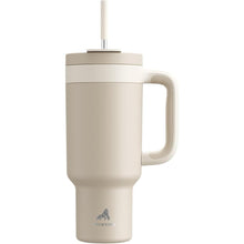 Load image into Gallery viewer, 40 oz Tumbler with Handle, 2-in-1 Straw and Sip Lid, Leakproof, Dishwasher Safe, Insulated Stainless Steel Travel Coffee Mug, Keeps Cold for 34 Hours, Fits in Car Cup Holder (Oat)
