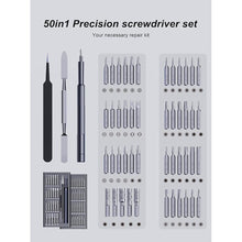 Load image into Gallery viewer, 50-in-1 Small Screwdriver Set, [Super Durable &amp; Strong Magnetic] Tiny Torx Screwdriver Fits All Ring Doorbell, Precision Magnetic Mini Repair Tool Kit for Watch, Laptop, Eyeglass, Screw Driver
