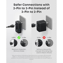 Load image into Gallery viewer, Anker Nano Travel Adapter, 5-Port Power Adapter with 1 AC, 2 USB-A, and 2 USB-C Ports, Smart Temperature Control, Compatible with Over 200 Countries, Ideal for Travel (1-Pack)
