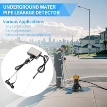 Load image into Gallery viewer, Water Leakage Detector, Underground Water Pipe Leak Detector Monitor with Intelligent High Sensitivity for Site Construction, Car Maintenance and Pipeline Locator
