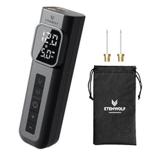 Load image into Gallery viewer, ETENWOLF P200 Electric Ball Pump 2000mAh Sports Air Pump with Digital Pressure Gauge for Basketball Soccer Volleyball (Black)
