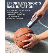 Load image into Gallery viewer, ETENWOLF P200 Electric Ball Pump 2000mAh Sports Air Pump with Digital Pressure Gauge for Basketball Soccer Volleyball (Black)
