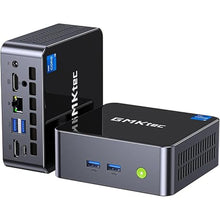 Load image into Gallery viewer, GMKtec M3 Plus Mini PC with Intel Core i9 12900HK(14C/20T 5.0 GHz), 32GB DDR4 RAM+2TB NVMe SSD, Windows 11 Pro Mini Desktop Computer Triple 4K Display, WiFi 6, BT5.2, USB-C
