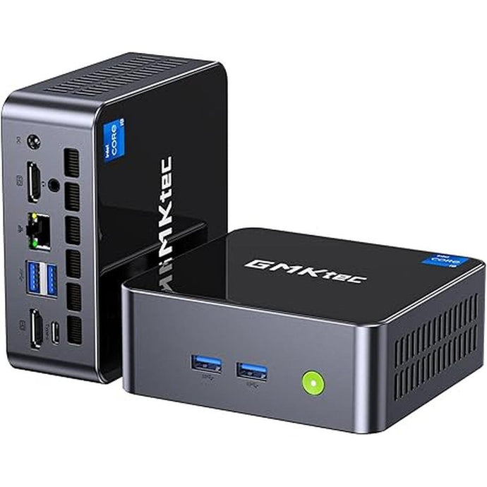 GMKtec M3 Plus Mini PC with Intel Core i9 12900HK(14C/20T 5.0 GHz), 32GB DDR4 RAM+2TB NVMe SSD, Windows 11 Pro Mini Desktop Computer Triple 4K Display, WiFi 6, BT5.2, USB-C