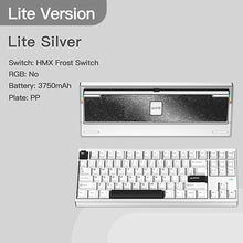 Load image into Gallery viewer, WOBKEY Crush 80 Reboot CNC Aluminum 5-Second Quick-Release Triple-Mode Connectivity Mechanical Keyboard with Superior Acoustics (Lite Silver)
