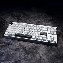 Load image into Gallery viewer, WOBKEY Crush 80 Reboot CNC Aluminum 5-Second Quick-Release Triple-Mode Connectivity Mechanical Keyboard with Superior Acoustics (Lite Silver)
