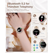 Load image into Gallery viewer, Smart Watches for Women (Answer/Make Call) with Diamonds, 1.3”HD Screen Bluetooth Smartwatch for Android iOS Phones, IP68 Waterproof Fitness Activity
