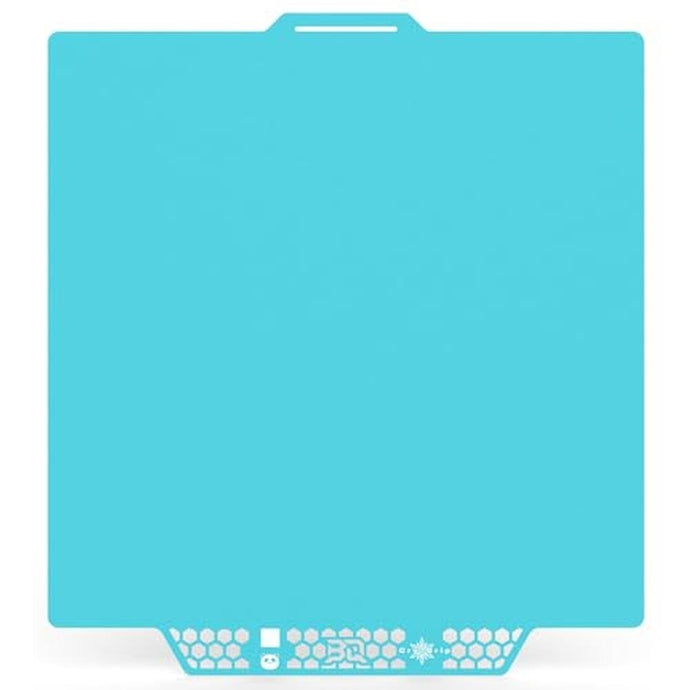BIQU CryoGrip Pro Glacier Panda Build Plate for Bambu-Lab P1S P1P X1C X1E A1 3D Printers, Double-Sided Fine Textured Spring Steel Sheet, Firm Adhesion, 257x257mm, 1 Piece