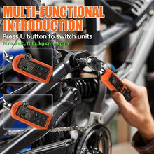Load image into Gallery viewer, Digital Torque Wrench 1/4 Drive, 0.33-22.1 Ft.lbs./0.45-30Nm Range, Electronic Torque Screwdriver with Dual Direction Ratchet, Buzzer and LED Alert for Bicycle, Bike, DIY and Home Repair
