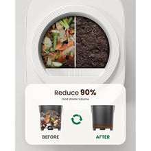 Load image into Gallery viewer, Electric Composter for Kitchen, 4L Smart Countertop Compost Bin, Odorless | Low Noise | No Leaking | Turn Food Waste into Fertilizer Within 3 Hrs, Indoor Food Recycler Compost Machine, White
