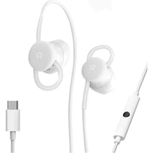 Load image into Gallery viewer, Google Earbuds Wired Headset USB-C, Comfortable Fit, Inline Controls, Compatible with Type-C Phones - White (Retail)

