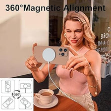 Load image into Gallery viewer, Magnetic Wireless Charger, 15W Max Magnet Fast Charging Pad for iPhone 16 Pro Max/16 Pro/16 Plus/16/15/14/13/12, Slim Mag Quick Charger with USB-A &amp; USB-C Charging Port(Silver)
