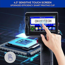 Load image into Gallery viewer, CHIKYTECH Upgrading Portable Handheld Inkjet Printer ZK-1691 with 4.3 Inch Touch Screen Quick-Drying Ink Cartridge Handheld Inkjet Printer for Any Surfaces (Support 28 Languages.)
