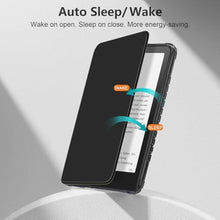 Load image into Gallery viewer, Kindle Paperwhite Case 12th Generation 2024 - Slim Lightweight 7 Inch Book Cover with Auto Sleep/Wake | Protective Folio for Kindle Paperwhite 12th Gen, Black
