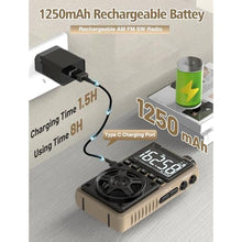 Load image into Gallery viewer, Bluetooth AM FM Shortwave Radio with NOAA Weather Alert,1250mAh Rechargeable Portable Pocket Radio with Best Reception,5W Big Speaker, Digital Tuner and Earphone,Support SD Card and USB Player?Brown?
