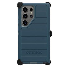 Load image into Gallery viewer, OtterBox Samsung Galaxy S24 Ultra (Only) - Defender Series Case - Manoeuvre (Blue) - Screenless - Rugged &amp; Durable - with Port Protection - Holster Clip Included - Microbial Defense Protection
