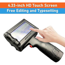 Load image into Gallery viewer, Upgrade Handheld Inkjet Printer Gun with 0.5 Inch / 12.7mm Print Height Portable for EXP Date Batch Number QR Code Barcode Logo Picture Printing on Any Surfaces (GM#01)
