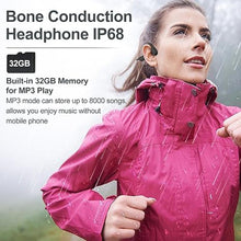 Load image into Gallery viewer, Bone Conduction Headphones,IPX8 Waterproof Wireless Earbuds,Open Ear Headphones Bluetooth 5.3 with Mic,10H Playtime for Running,Cycling,Hiking,Gym,Workout.
