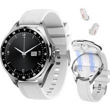 Load image into Gallery viewer, Smart Watch with Earbuds 2 in 1 Earphone &amp; Bluetooth Watch With Answer/Make Call 1.43&quot; Touch Screen Fitness Watch 100+ Sport Mode Fitness Tracker Heart Rate/Sleep/Spo2/Steps Monitor for Android iPhone
