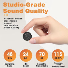 Load image into Gallery viewer, Lavalier Wireless Microphone for iPhone/Camera/PC/Laptop,Lightning/USB-C/Plug,Ultra-Low Latency,360° HD Recording,Intelligent Noise Reduction, Suitable for Video Recording and Streaming
