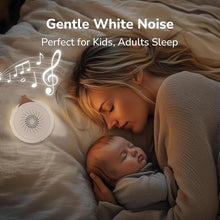 Load image into Gallery viewer, Baby Sound Machine, Vipdeer White Noise Sound Machine for Baby, Travel and Portable Sound Machine with Night Light, Built in Cry Sensor, 8 Soothing Sound, Powerful Rechargeable Battery
