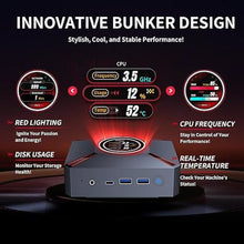 Load image into Gallery viewer, M9 Mini PC, Mini Computers with Intel Core i9-12900HK (14C/20T, up to 5.0GHz) 32GB DDR4, 1TB/2TB PCIe 3.0 SSD Mini PC Windows 11 Pro, WiFi 6, BT 5.2 Desktop Computers(32 GB+2 TB)
