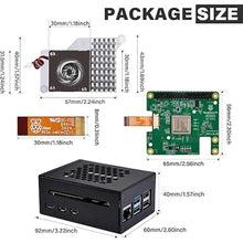 Load image into Gallery viewer, GeeekPi AI HAT+ Build-in Hailo AI Accelerator with Metal Case &amp; Active Cooler for Raspberry Pi 5 (26 Tops)
