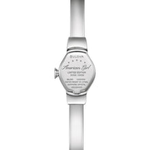Load image into Gallery viewer, Bulova Ladies Limited Edition American Girl 2 Hand Silver Stainless Steel Quartz Bangle Watch Style:96L333
