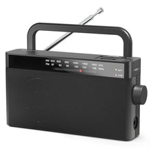 Load image into Gallery viewer, Goodes Portable AM/FM Radio with Best Reception - Battery Operated &amp; USB Powered Transistor Radio - Loud Speaker, Large Knob &amp; Headphone Jack - Perfect for Elderly, Home, Emergency, Gifts
