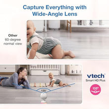 Load image into Gallery viewer, VTech Smart WiFi Baby Monitor, 2K Camera, 5.5-inch HD IPS Screen, Crystal Clear Infrared Night Vision, Pan-Tilt, 24x Zoom, 2-Way Talk, Multi-color Night Light, Soothing Sounds, Free App: Smart HD Plus
