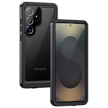 Load image into Gallery viewer, Lanhiem for Samsung Galaxy S25 Ultra Case, IP68 Waterproof Dustproof, Built-in Screen Protector, Rugged Full Body Shockproof Protective Cover for Galaxy S25 Ultra 5G 6.9 Inch, Black
