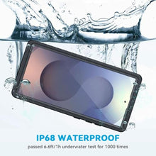 Load image into Gallery viewer, Lanhiem for Samsung Galaxy S25 Ultra Case, IP68 Waterproof Dustproof, Built-in Screen Protector, Rugged Full Body Shockproof Protective Cover for Galaxy S25 Ultra 5G 6.9 Inch, Black
