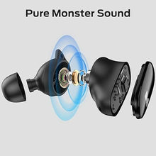 Load image into Gallery viewer, Monster N-Lite 206 Wireless Earbuds Bluetooth 5.4 in Ear Headphones, Bluetooth Ear Buds Built-in Microphone, Touch Control, Comfortable Fit, USB-C Fast Charging, IPX6 Waterproof, 25H Playtime, Black

