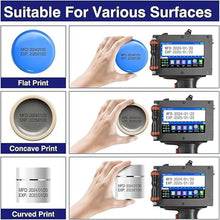 Load image into Gallery viewer, E16-1 Handheld Inkjet Printer, 1&quot; Portable Smart Printer with ER521 Original Fast-Drying Ink, 360° Date Coder Printing Machine for Text/Barcode/Number/Image/Date Printer for Any Surface
