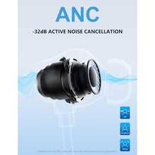 Load image into Gallery viewer, Active Noise Cancelling Headphones, Wireless V5.3 Bluetooth Headphones with 3 AI Mics ENC, In-ear Magnetic Neckband Earbuds 60Hrs Playtime, IPX6 Sweatproof ANC Earphones for Travel Home Office
