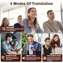 Load image into Gallery viewer, AI Translator Earbuds, 3-in-1 Two Way Real Time Translation Language Translator Earphone Device with OWS Technology 144 Languages Seamlessly Compatible with iOS &amp; Android (Milky White)
