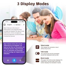 Load image into Gallery viewer, AI Translator Earbuds, 3-in-1 Two Way Real Time Translation Language Translator Earphone Device with OWS Technology 144 Languages Seamlessly Compatible with iOS &amp; Android (Milky White)
