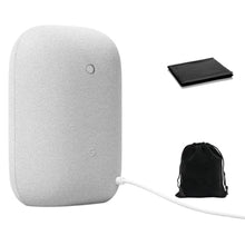 Load image into Gallery viewer, Google Audio Bluetooth Speaker - Wireless Music Streaming, Powerful Sound, Assistant Built-in, Wi-Fi and Bluetooth Connectivity, Smart Home Control, Stereo Pairing, Includes Pouch and Cloth
